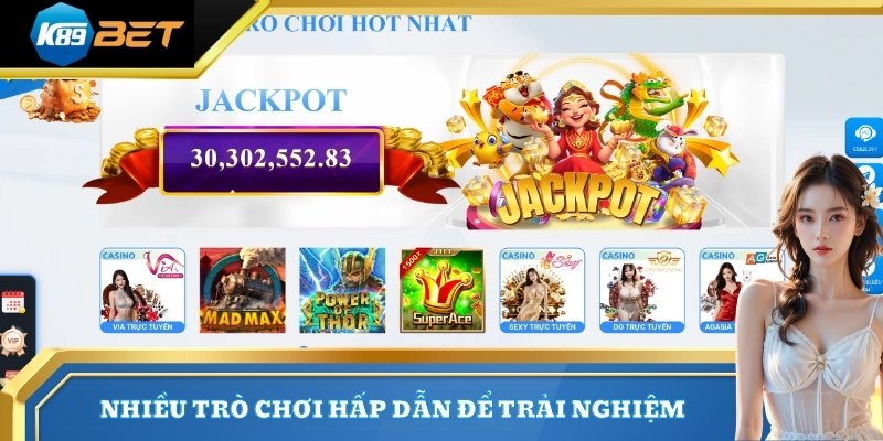Nhiều trò chơi tại nền tảng hấp dẫn để trải nghiệm